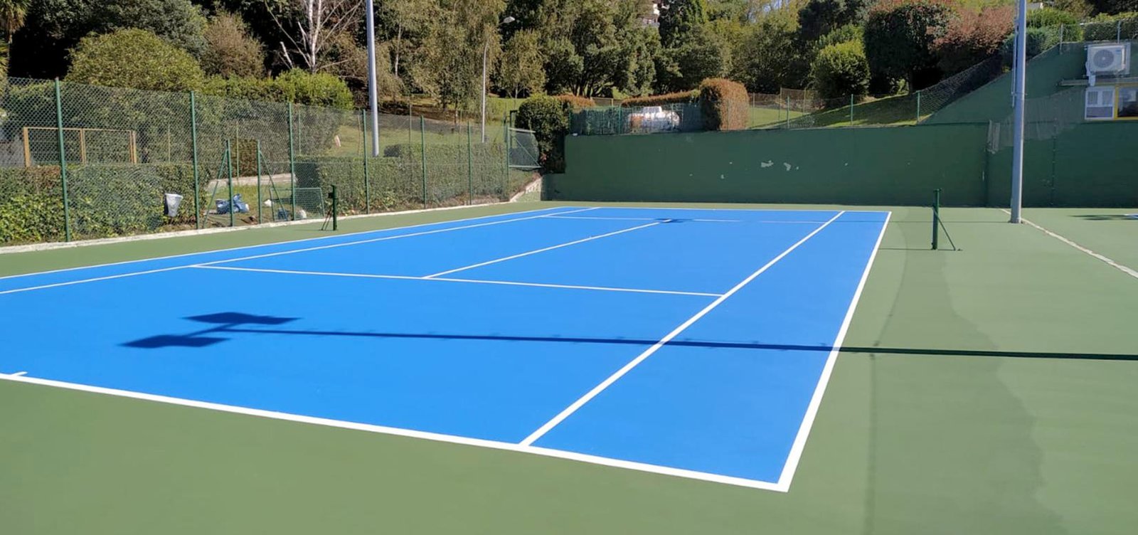 Atletic Tennis Club,  San Sebastian - Tennis court installation 02