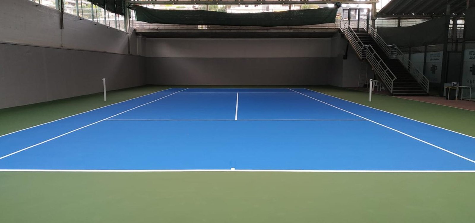 Atletic Tennis Club,  San Sebastian - Tennis court installation 04